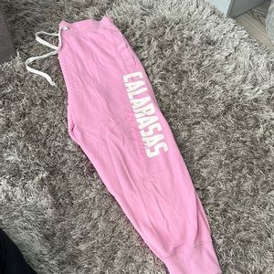 Pink sweatpants
